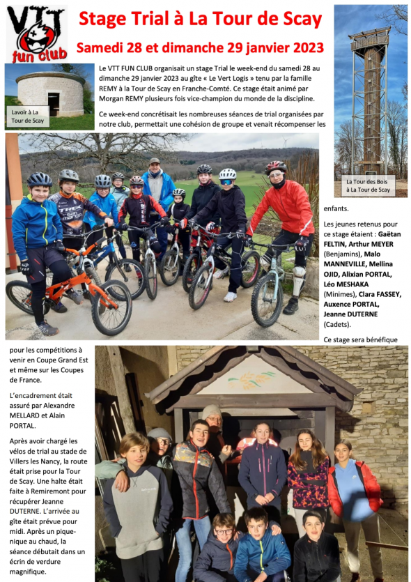Club vtt trial deals